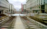Construction tramway Brest